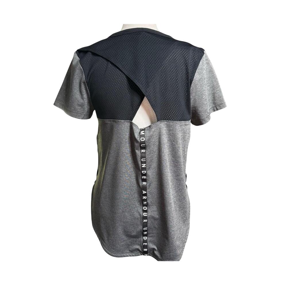 Under Armour Crossback Workout Tee Moisture Wicking Size Small